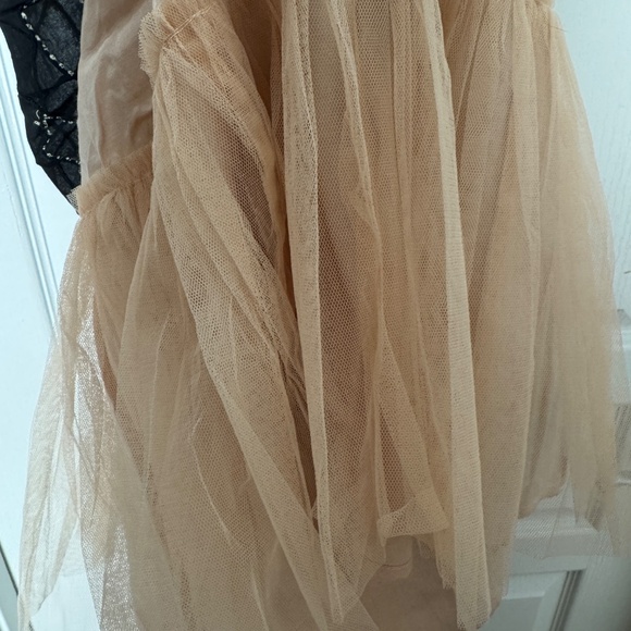 Anthropolgie Meadow Rue Battenburg & Organdy Strapless Mini Dress - Sz 6 - Picture 4 of 5